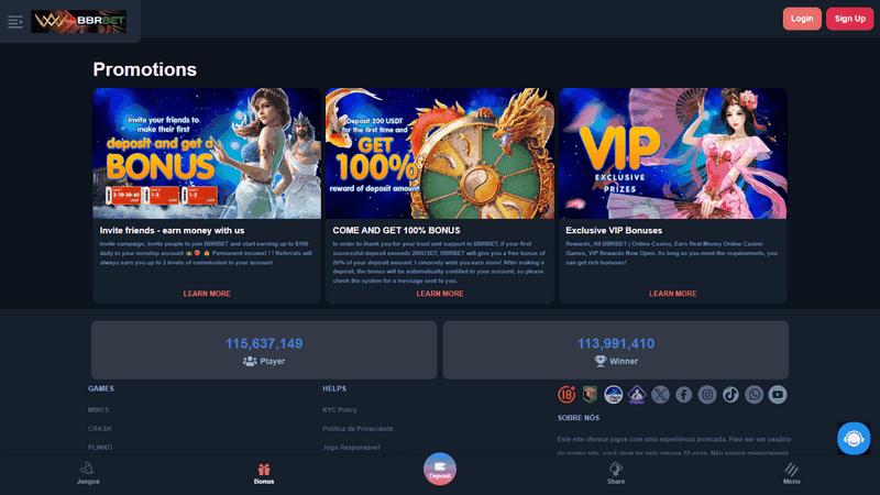 Análisis de la versión móvil y la aplicación del casino Bbrbet